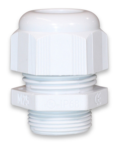 Screw union M 25 plastic